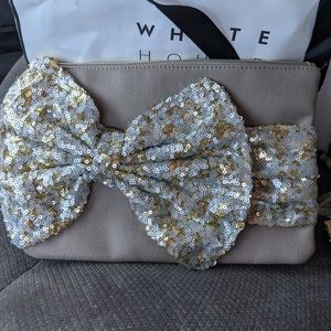 Gray Betsey Johnson Clutch